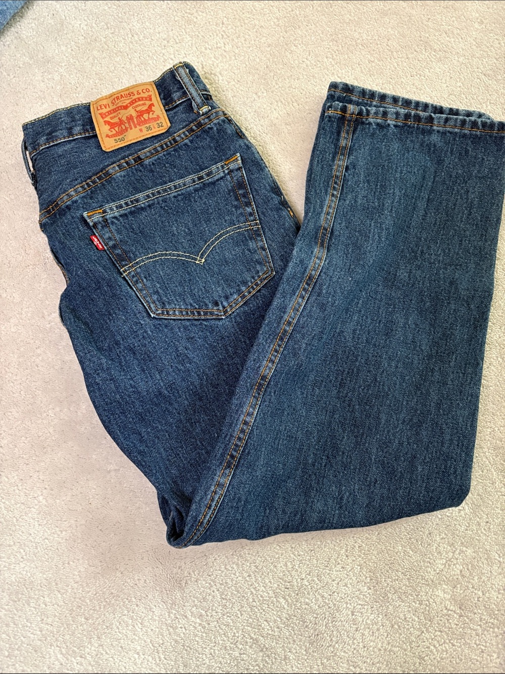 Levi's 550 Men's Straight Jeans - Indigo Blue